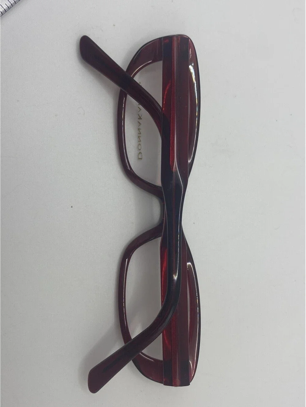 Donna Karan DK126 351 Red Eyeglass Frames 51-19-140 Womens Rectangular